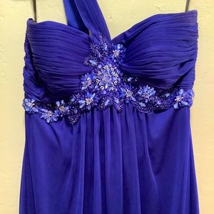 Blue Crystal Dress